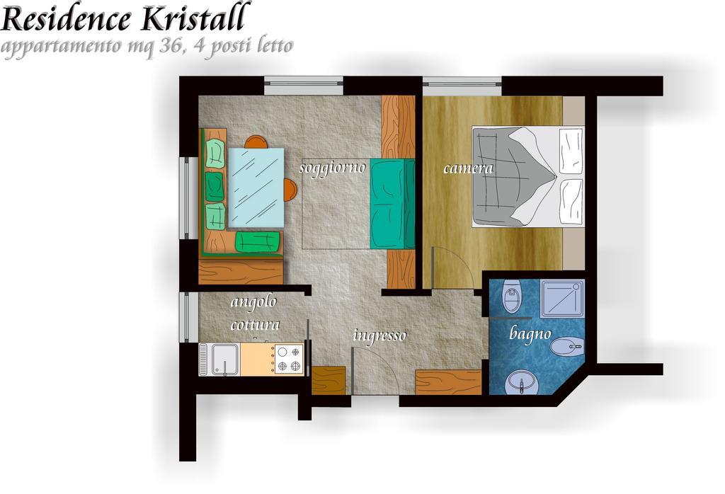 Kristall- Fiemme Holidays Aparthotel Predazzo
